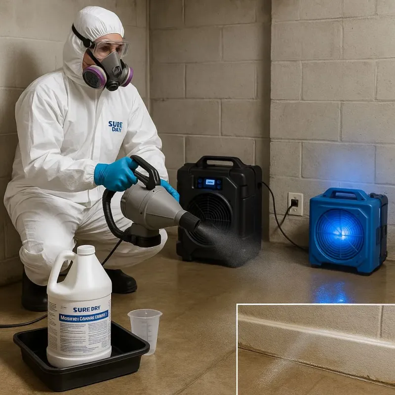 Sanitization and Odor Removal process in Bay Park, NY